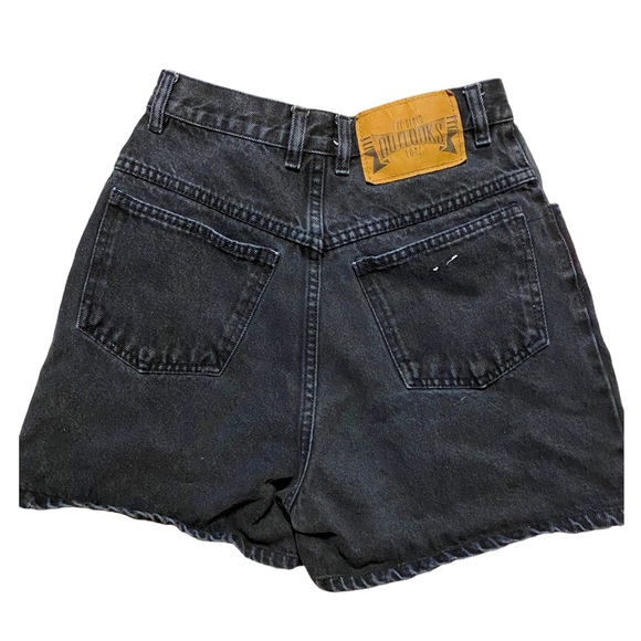 Shorts Vintage Outlooks Mom Black Denim Shorts Poshmark